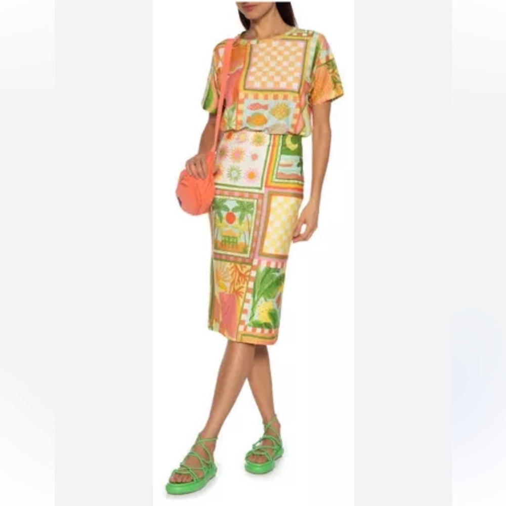 FARM RIO SKIRT SET NEW WITH TAGS SIZE Small PK2674/277 DI 60 - Picture 11 of 12